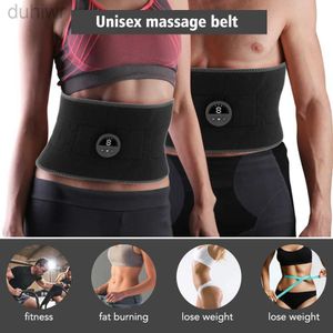 Slankriem EMS spierstimulator Massage ABS Abdominal Trainer Belt Slimming Massager unisex Body Belly Body Shaping Fitness 240409
