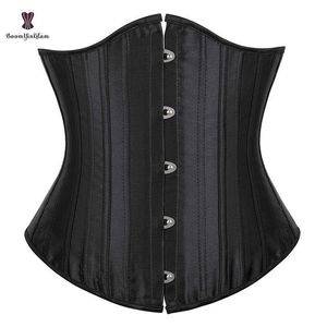 Cinturón adelgazante Diseño de moda tamaño xxs a xxl cintura cincher shaper mantener la cintura adelgazante 26 corsé deshuesado de acero debajo del busto con tanga 8001 # T221205