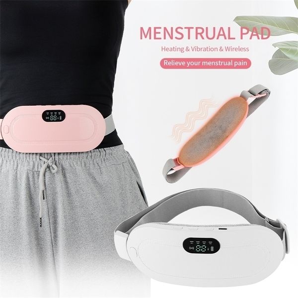 Minceur ceinture dame coussin chauffant menstruel chaud soulager la douleur compresse masseur utérus froid dysménorrhée soulager 221006