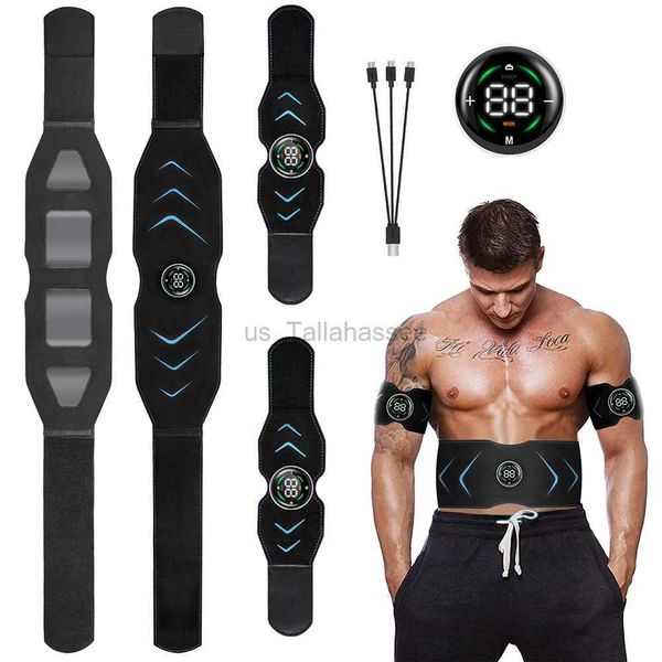 Cinturón adelgazante Estimulador de músculos lumbares y abdominales EMS cuerpo Abs cinturón de pérdida de peso vibración cinturón de fitness pérdida de peso equipo de ejercicio de brazos y piernas 240321