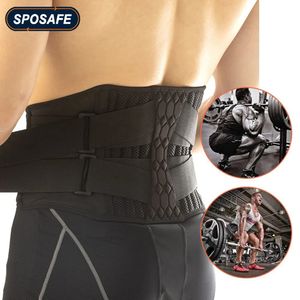 Afslanken Riem Lumbale Taille Ondersteuning Sterke Onderrug Brace Corset Trainer Zweet Slank voor Sport Pijnbestrijding y231120