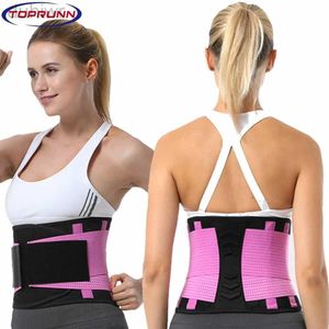 Ceinture minceur Nouveau design arrière élastique arrière lombaire ceinture de soutien à la courroie de posture orthopédique