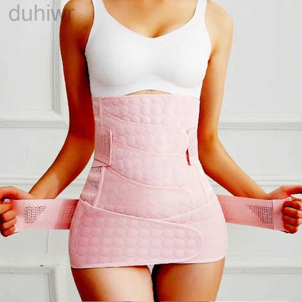 Ceinture minceur post-partum bande de ventre 2 en 1 Traineur Trainer Pelvis Wrap Tummy Cormet Corset Girdle Slim Body Bandage Bandage Maternité STRAP 240409