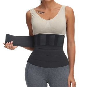 Slankriem taille Snatch Bandage Wrap Tummy Sweat Sauna Trimmer Belt voor vrouwen Belly Body Shaper Compressieband Gewichtsverlies Mantel T221205