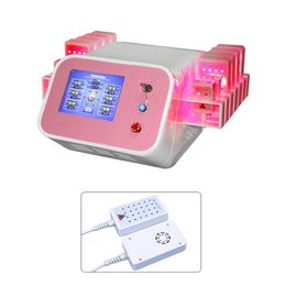 Slimming koude diode maxlipo i lipolaser gewichtsverlies schoonheidsmachine behandeling 650 nm940 nm que es portatil riem w 12pc diode coldlaser pads fabriek Eversun kosten