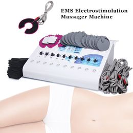 Slankerende EMS -spierstimulator elektrostimulatiemachine Russische golven elektrische musclestimulator huisgebruik salonmachine
