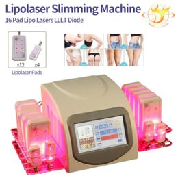 Afslankmachine 14 Pads Effectieve 160Mw 635Nm-650Nm Diode Lipo Laser Pads Lipolaser Vetverbranding Weightlose Body Contour salon523