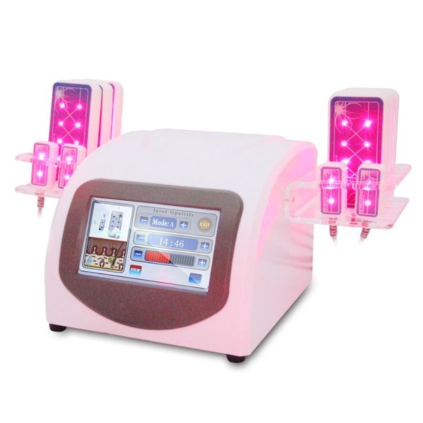 Machine minceur 14pads Corps de lipolyse Élimination des graisses Sliming Fat Lipomassage Machine de beauté Lipolaser