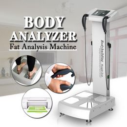 Minceur Machine 2023 Mise à niveau de l'analyseur de composition corporelle Examen physique intelligent Fat Wifi Sans fil Multi Fréquence En stock