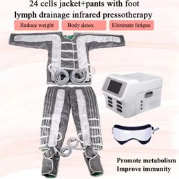 Machine amincissante 24 sacs de cellules d'air, Presoterapia, Drainage lymphatique du corps pour favoriser la Circulation sanguine, système de Massage rapide