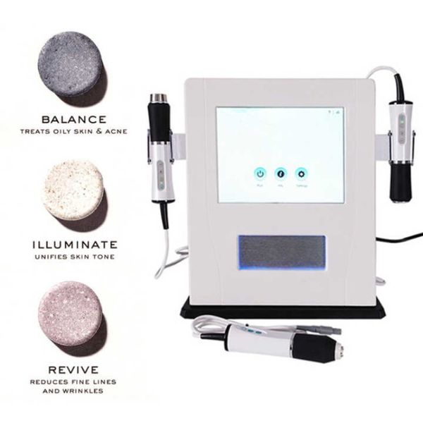 Machine minceur 3 en 1 Resserrer l'équipement de beauté Ultrasons RF CO2 Bubble Acné Traitement Oxygène Machine faciale