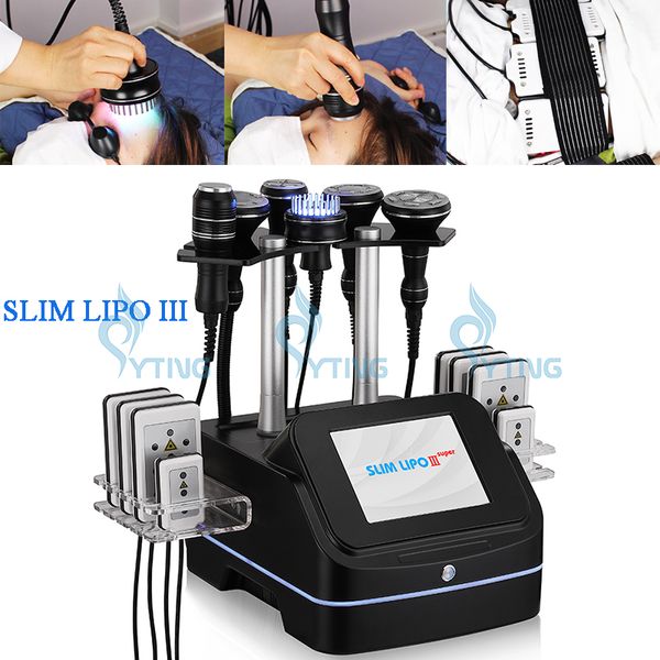 Minceur Machine 40K Ultrasons Liposuccion Cavitation 8 Pads Lipo Laser EMS Microcourant BIO Vide RF Soins de la peau Salon Spa Utilisation