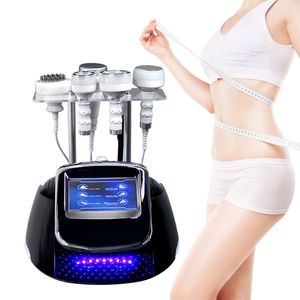 Afslankmachine 6 in 1 40K Cavitatie Lichaam Afslanken Gewichtsverlies Verwijdering Cellulitis Vermindert bio-vacuüm Cellulitis Schoonheidsmachine Gratis verzenders