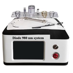 Machine amincissante 6 en 1, Laser à Diode de traitement 980nm, Type d'élimination des vaisseaux sanguins des veines d'araignée avec une grande puissance de 60W