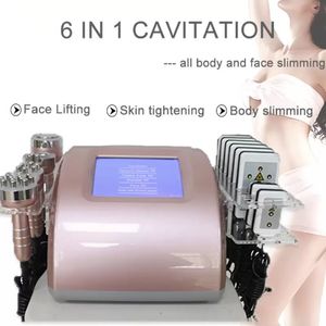 Minceur Machine 7In1 Machine de Cavitation à ultrasons 40K ultrasons gros corps contour Lipolaser Rf poids réduire équipement minceur