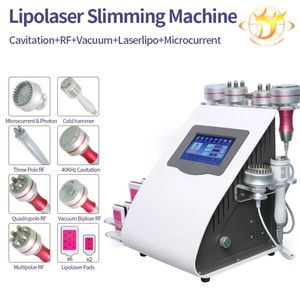 Machine de minceur 9 in1 liposuccion ultrasonique 40k cavitation vide RF