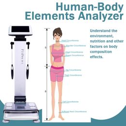 Analyseur de balayage corporel, Machine amincissante, pour Test de graisse, santé, Composition corporelle, analyse des éléments d'impédance Bia