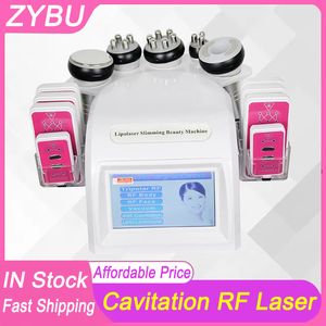 Machine amincissante à cavitation sous vide RF Lipo Laser 6 en 1 Radiofréquence 40K Système Cavi Liposuccion Ultrasonique Lifting du corps Sculptant Rajeunissement de la peau du visage