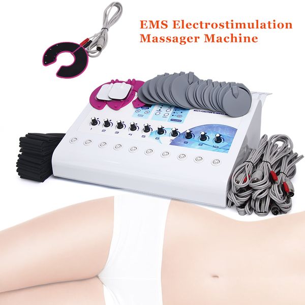 Minceur Machine EMS stimulateur musculaire Machine d'électrostimulation Les vagues russes perdent du poids Electric MuscleStimulator