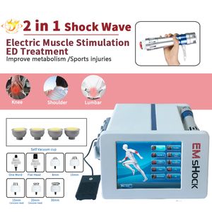 Afslanken Machine Ems Shockwave Therapie Fysiotherapie Shockwaveelektromagnetische Rooster Ballistische Shock Wave Pijn Machine Voor Ed