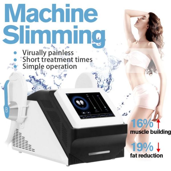 Máquina de adelgazamiento Ems Máquina de adelgazamiento Emslim Body Shaping Ultrasónico Electromagnético Quema de grasa Salón de belleza Equipo para el hogar 457