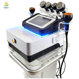 Máquina de adelgazamiento Estiramiento facial Rf Rejuvenecimiento de la piel Ajuste 80k Cavitación al vacío Modelado del cuerpo Equipo de cavitación 40k