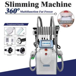 Minceur Machine Fat Frozen 360 Cryolipolysis Machine Cryo Thérapie Gel Réduction des Graisses Lipolaser Cavitation Vide Mince Pour Spa Salon