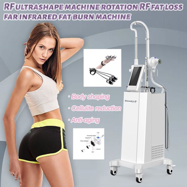 Machine amincissante M8 5S, rotation à 360 degrés, masseur de doigt doré, rouleau sous vide, radiofréquence RF, infrarouge lointain, Ems Rv, doigt intelligent, perte de graisse, élimination des cellules, brûlure Slimmin