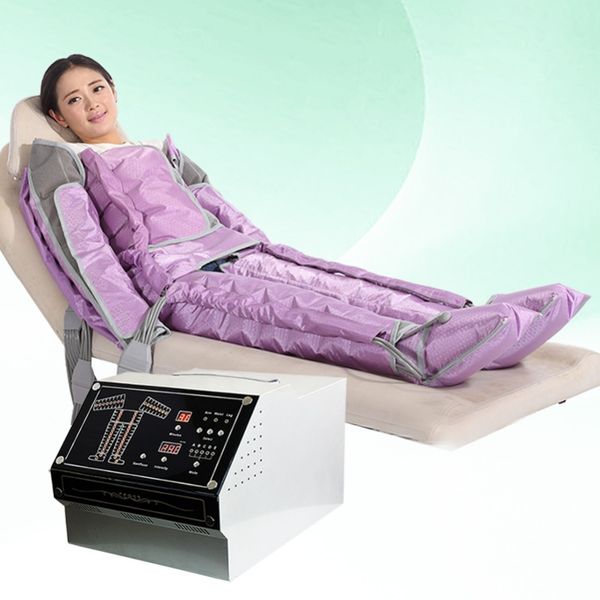 Slimming Machine Purple 200 mmhg 44 Cellules Far Infrared Air Pression Lymphatique Drainage Presoterapia Lymphœdème Corps Slimming