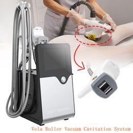 Machine amincissante Vela Roller Système de cavitation sous vide Body Shaper Poids Réduction de la cellulite Équipement de beauté RF Serrage de la peau Façonner l'appareil de massage