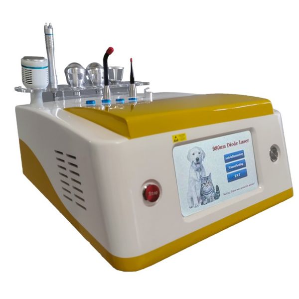 Máquina de adelgazamiento Uso veterinario Láser frío Diodo Láser 980Nm Veterinario y animales más grandes Dispositivo de terapia láser de nivel bajo Lase terapéutico