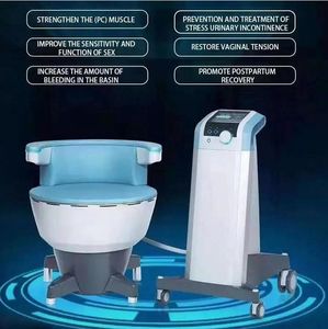 Adelgazante Reparación de músculos del piso pélvico Silla EM Ejercicios de piso pélvico para mujeres Ejercitador Kegel Silla electromagnética Máquina de belleza de ajuste vaginal con logotipo