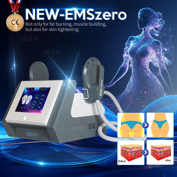 Adelgazante RF EMSZERO Equipo de belleza para moldear la quema de grasa 14 Tesla HI-EMT Nova Máquina de estimulador muscular electromagnético con 2/4/5 manijas RF