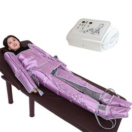 Dispositivo de masaje de presoterapia para terapia adelgazante, botas de recuperación deportivas, máquina de salón de drenaje linfático de compresión de aire