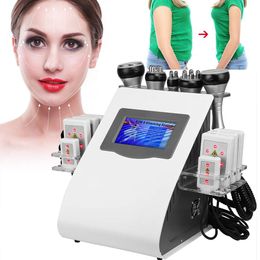 Minceur Ultrasons Liposuccion Cellulite Réduction 40K Cavitation Multipolaire RF Vide Minceur Machine Visage Peau De Levage