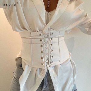 Afslanken Taille Corset Top Bustier Belly Sheath Belt Sexy Lingerie Underbust Borst Binder TAPTRAINER Gothic Kleding HY21071 210712