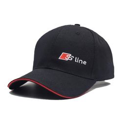 Casquette de baseball avec logo Sline RS Speedway Hat Racing MOTO GP Speed Car Caps Hommes et femmes Snapback pour les fans d'Audi Summer S line Hats205x