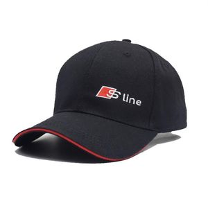 Sline Logo Baseball Cap RS Speedway Hat Racing Moto GP Speed ​​Car Caps Men and Women Snapback voor Audi -fans Summer S Line Hats2811