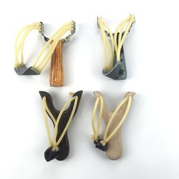 Slingshot Bow en bois jeu de jeu inoffensif catapulte outils de camouflage chasse alliage extérieur aluminium Kvsdt