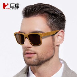 Katapult trendy houten zonnebrillen, polariserende lenzen, modieuze zonnebrillen voor mannen, alle houten bril