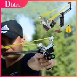 Slingshots 3 Styles Professionele vissershot met laser Outdoor Hunting Catapult Catapult Outdoor Vissing Compound Bow Catching Fish Tools