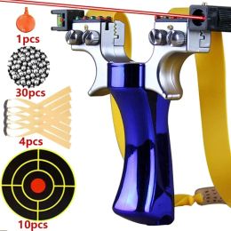Slingshots Laser à double vis Slingshot quatre couleurs précises vise à vitesses de chasse extérieure et accessoires de chasse au tir Caza