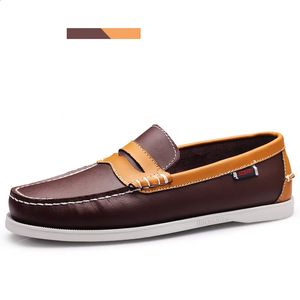 Slip-on 0aa12 jurk merk casual loafers heren flats moccasins mannelijk schoenen comfortabel ontwerp mode mannen bootschoenen 231109