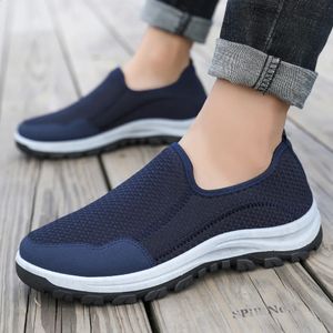 Slip-on 171 jurk mannen mannelijke sneakers casual loafers massieve kleur zachte vulcanisatie schoenen mesh sport flats zapatillas de hombre zapatos 2 96