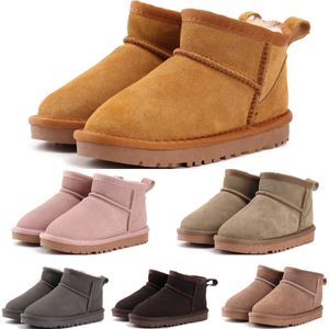 slip-on ontwerper Australië Klassieke laarzen kinderschoenen uggi meisjes winter peuter kinderschoen uggitys trainers jeugd baby sneaker wgg zuigelingen mini warm sneeuw P1N1#