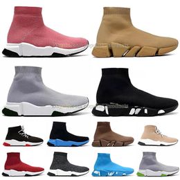 Balenciaha Designer Sock Shoes Pour Hommes Femmes Slip-on Knit Shoe Balencigaly Balenciegas Balencaigalies Walking Casual Baskets intemporelles et polyvalentes