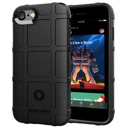 Slipbestendig Rugged Shield Armor Soft Case voor iPhone SE 2020 iPhone 11 PRO MAX XS MAX XR X 8 7 6 PLUS