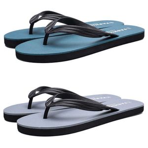 Slipper 2023 Hotmen Cyan Slide Sports Designer Chaussures de plage décontractées Hôtel Flip Flops Summer Discount Prix Outdoor Mens Slippers S