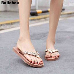 SLIPPER BAILEHOU Women Beach Rhinestone Crystal Home Outdoor Flat Sandaal Misstap Slide Anti Slip Shoe 2206222222