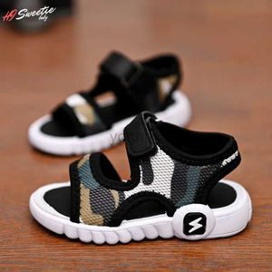 Slipper jongens sandalen Zomer Kinderschoenen Air Mesh Light Soft Flats Peuter Baby Girls Sandalen Infant Casual Beach Children Shoes Outdoor 240408